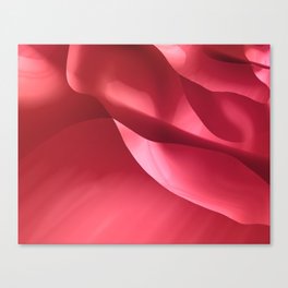 Red and Pink Fractal Art and Decor Canvas Print