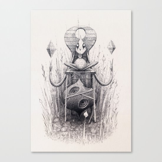 Owl Chair Canvas Print
