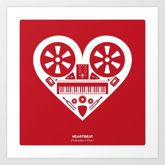 Heartbeat (Valentine's Day) Art Print