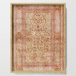 Hereke Northwest Anatolian Silk Rug Print Serving Tray