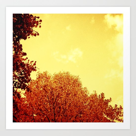 RED SCALE Art Print