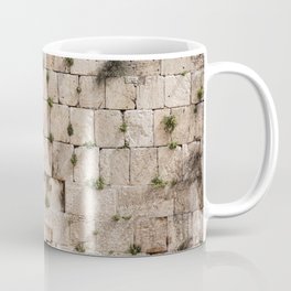 Vegetation on the Wailing Wall (Kotel) - Kotel art - Wall Fine Coffee Mug