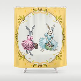 Easter Bunny Shower Curtains For Any Bathroom Decor Society6