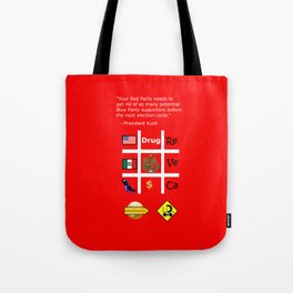 Red Party Tote Bag