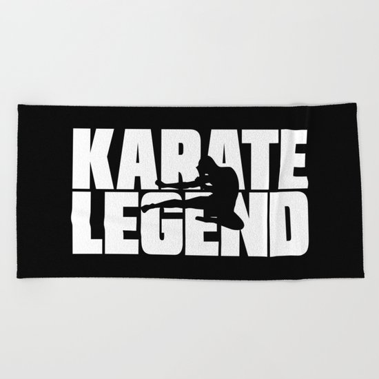 Karate Legend Beach Towel