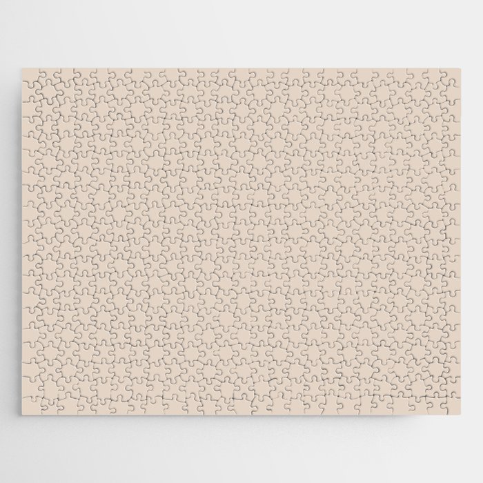 White Onion Tan Jigsaw Puzzle