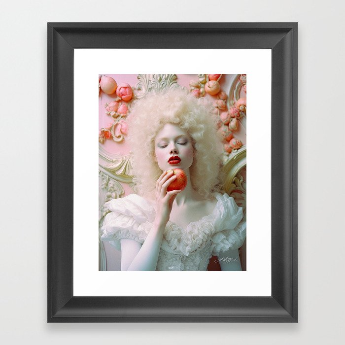 LeBlanche 114 Beauty and apple Framed Art Print