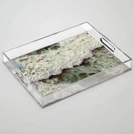 Massive Stormy Ocean Waves  Acrylic Tray