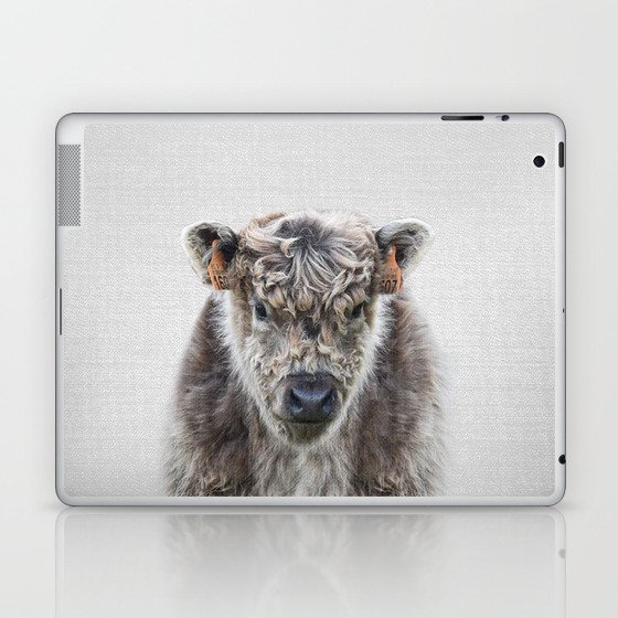 Fluffy Cow - Colorful Laptop & iPad Skin