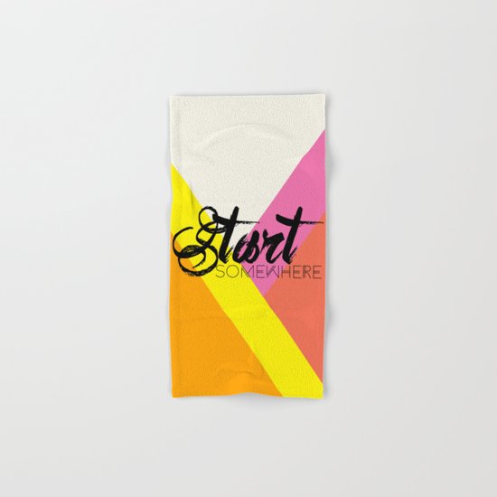 Start Somewhere Hand & Bath Towel