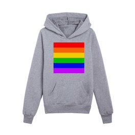 Gay Rainbow Transgender Rainbow Flag Kids Pullover Hoodies