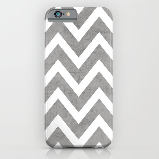 gray chevron iPhone & iPod Case