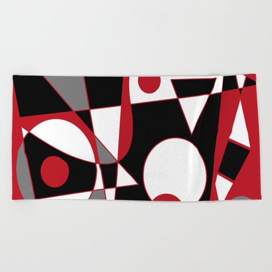 Abstract #185 Beach Towel