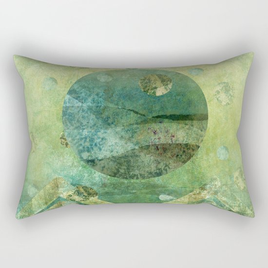 Marine Moon Rectangular Pillow