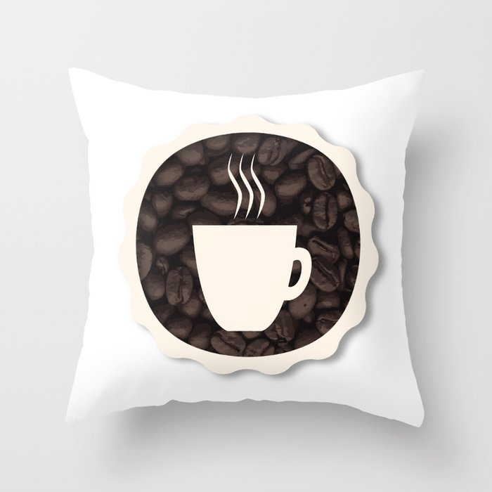 Fresh Coffee Throw Pillow