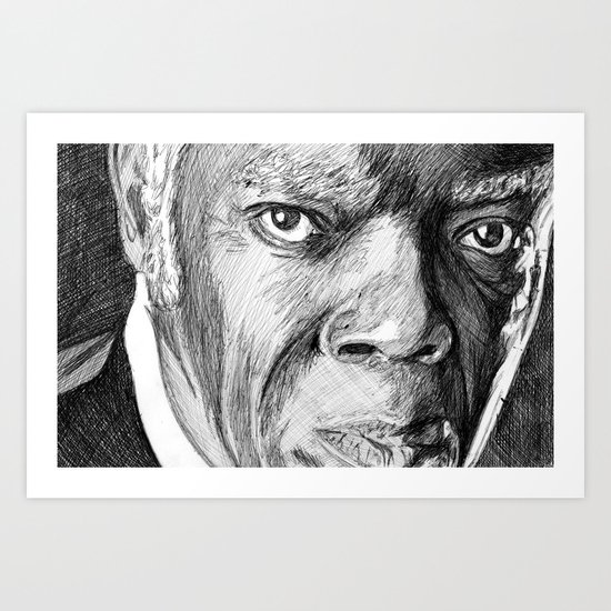 Butler from Django Art Print