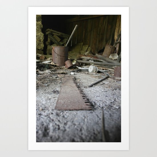 Saw Art Print