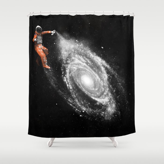 Space Art Shower Curtain