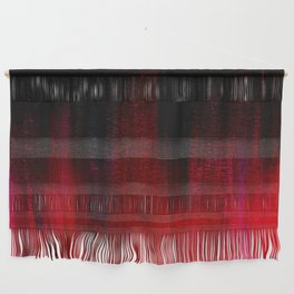 Red and Black Abstract Wall Hanging