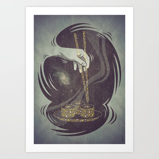 Divine Sushi Art Print