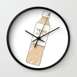 Milk Tea Soft Drink Wall Clock | Japanesesnacks, Asianfood, Japanesefood, Milktea, Koreanfood, Jpop, Drawing, Taiwan, Taiwanese, Korean 