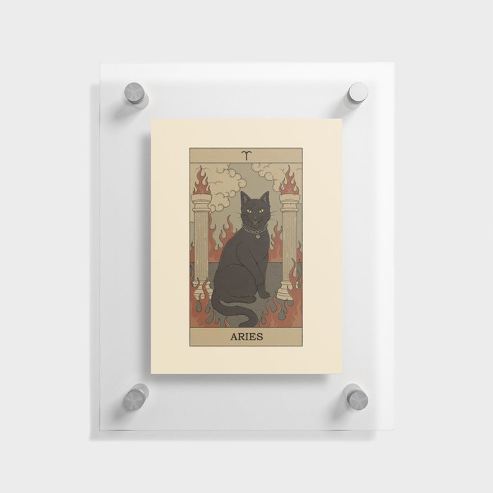 Aries Cat Floating Acrylic Print