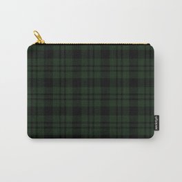 Plaid (Dark green) Carry-All Pouch