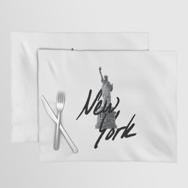 New York - Stature of Liberty - Hand-painted Placemat