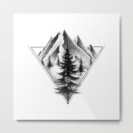 NORTHERN MOUNTAINS II Metal Print