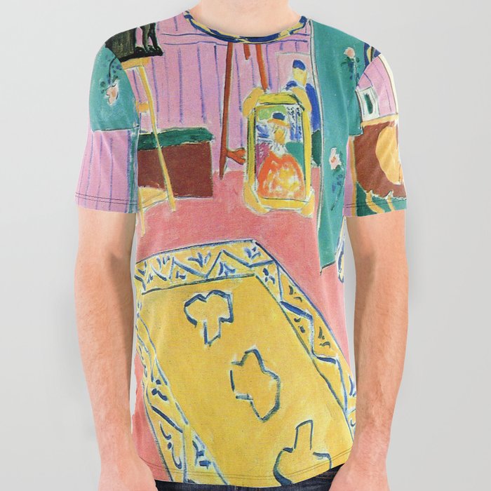 Henri Matisse The Pink Studio All Over Graphic Tee