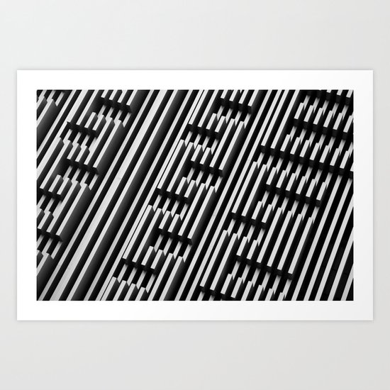 01111010 01101001 01100111 01111010 01100001 01100111 Art Print