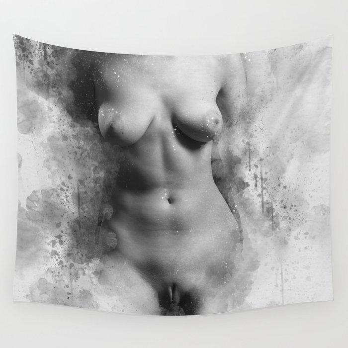 Naked Venus Wall Tapestry.