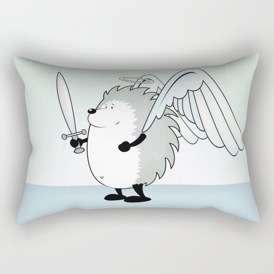 Good hedgie Rectangular Pillow