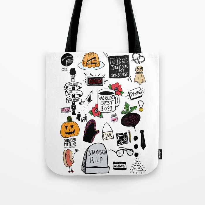 The Office doodles Tote Bag
