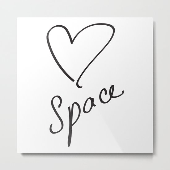Heartspace - A Higher Frequency Love in 5D Metal Print