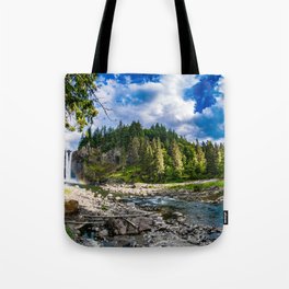 Snoqualmie Falls from Below Tote Bag