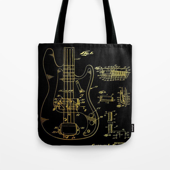 Guitar Patent3891493.jpg Tote Bag