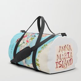 Anna Maria Island Map Duffle Bag