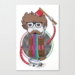 Hipster Canvas Print
