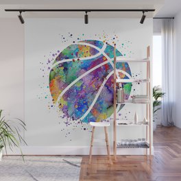 Basketball Art Wall Murals For Any Decor Style Society6