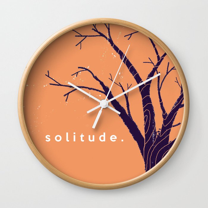 Solitude. Wall Clock