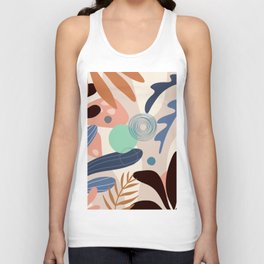 Coral Reef Abstract Unisex Tank Top