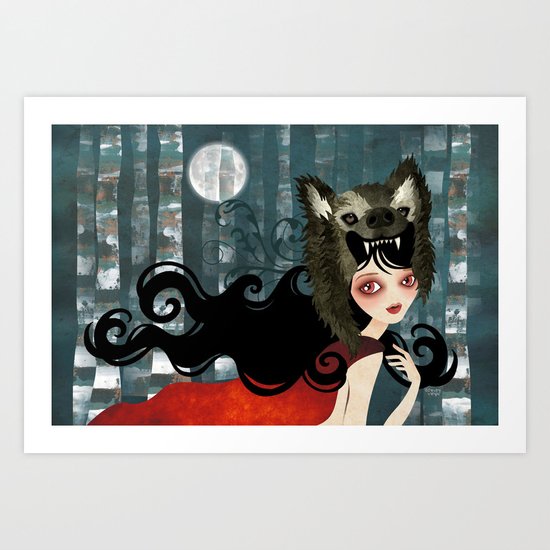 Red Art Print