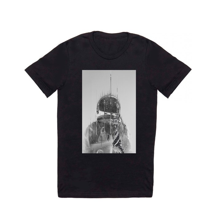 The Space Beyond B&W Astronaut T Shirt