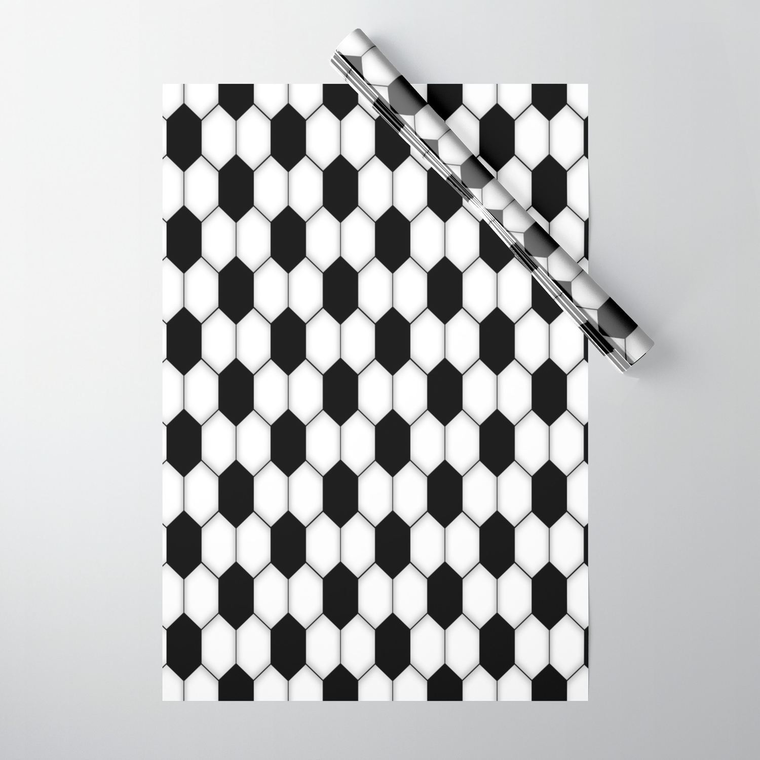 football wrapping paper