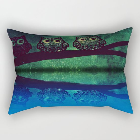owl-77 Rectangular Pillow