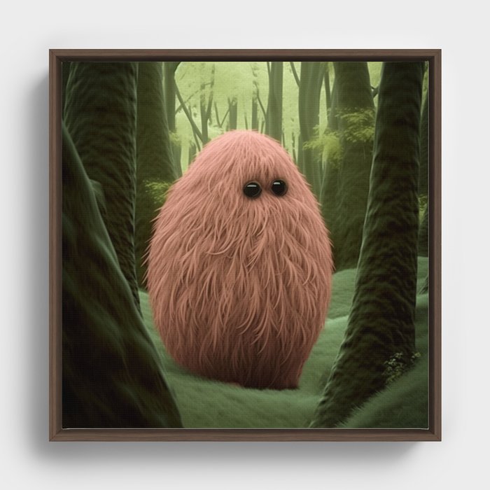 Furball Framed Canvas