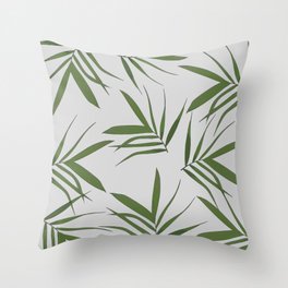 Exotic leaves pattern 40 Throw Pillow