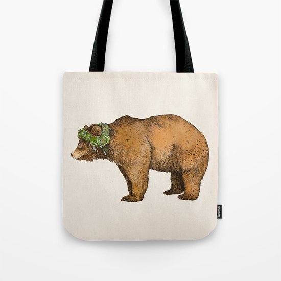 BROWN BEAR Tote Bag