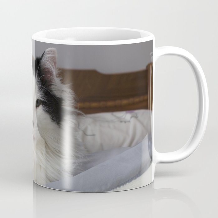 Blep in Bed Coffee Mug